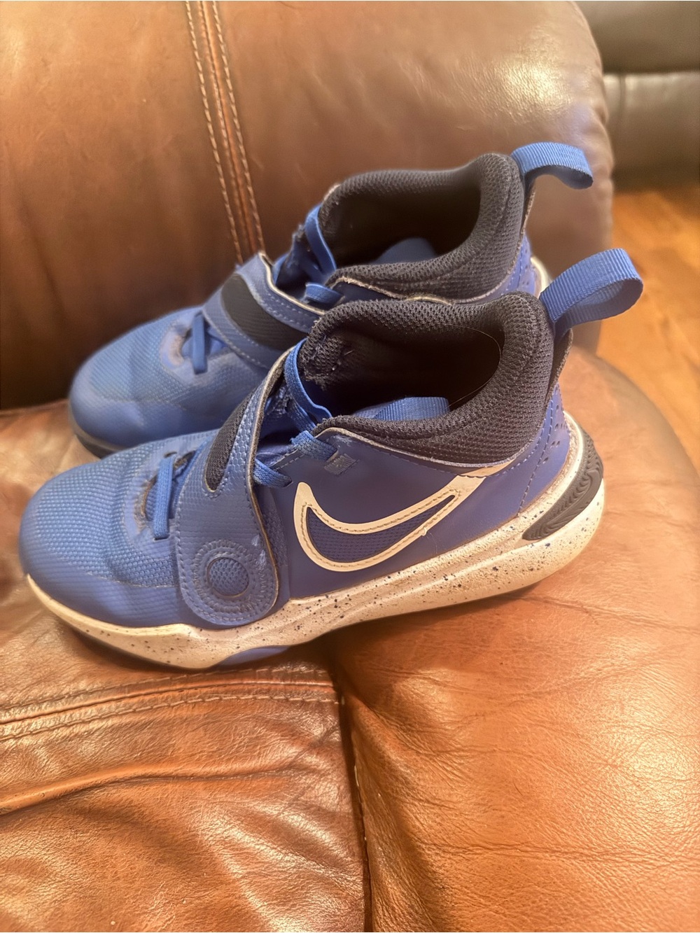 Nike Royal Blue and White Kids Pre-owned shoes